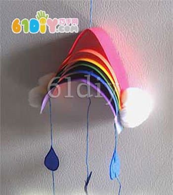 Rainbow ornaments handmade