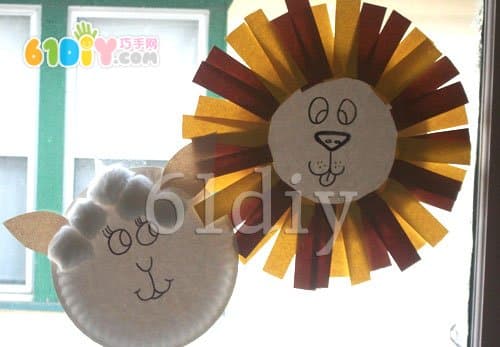 Animal Tray - Lion and Lamb