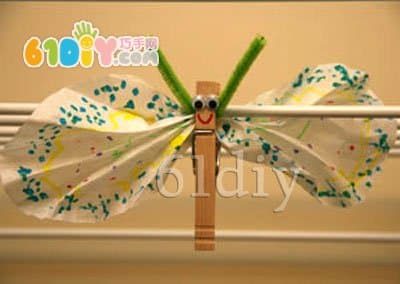 Clothespin butterfly making