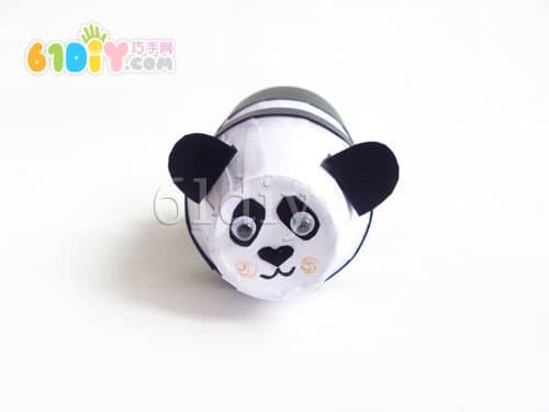 Yakult bottle makes pandas