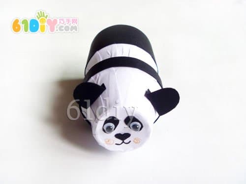 Yakult bottle makes pandas