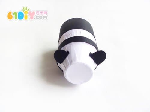 Yakult bottle makes pandas