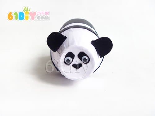 Yakult bottle makes pandas