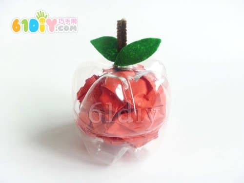 Beverage bottle handmade apple