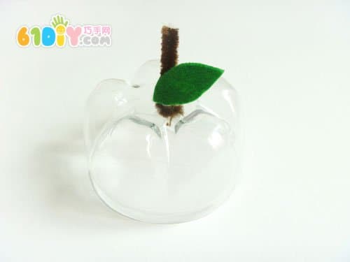 Beverage bottle handmade apple