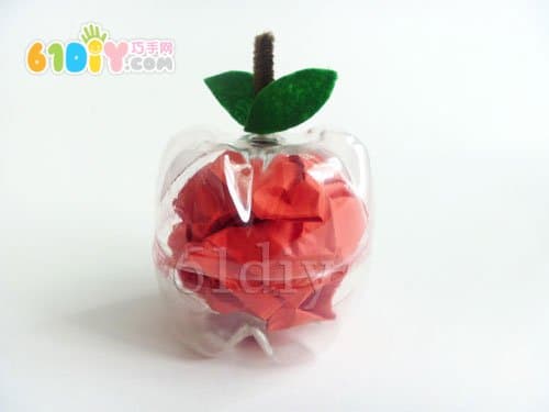 Beverage bottle handmade apple