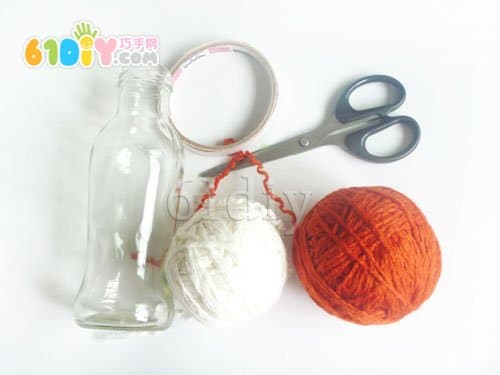 Handmade vases for beverage bottles