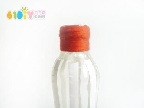 Handmade vases for beverage bottles