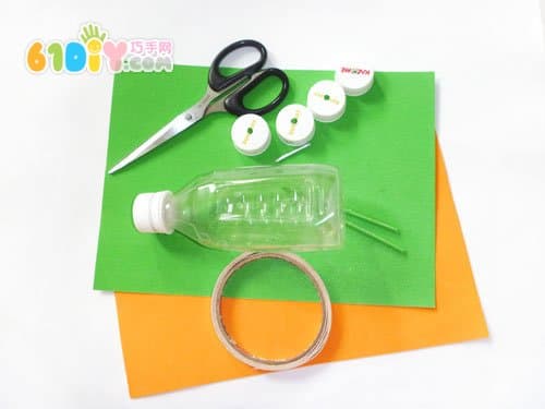 Plastic bottle making car