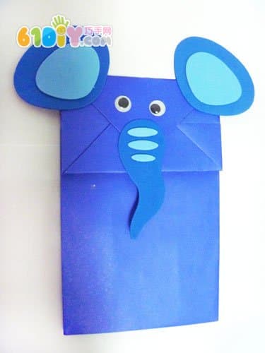 Paper bag elephant making