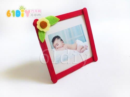 Ice cream bar photo frame handmade