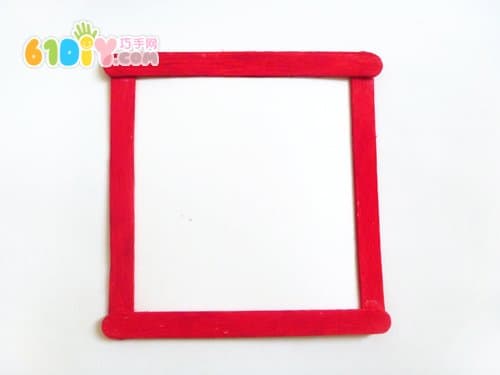 Ice cream bar photo frame handmade