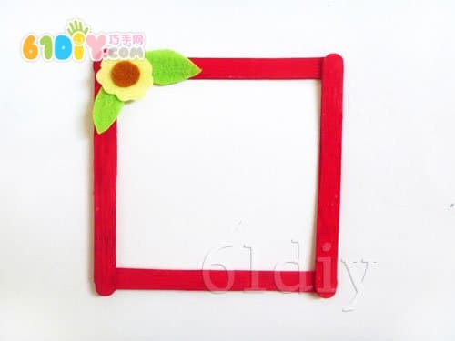 Ice cream bar photo frame handmade