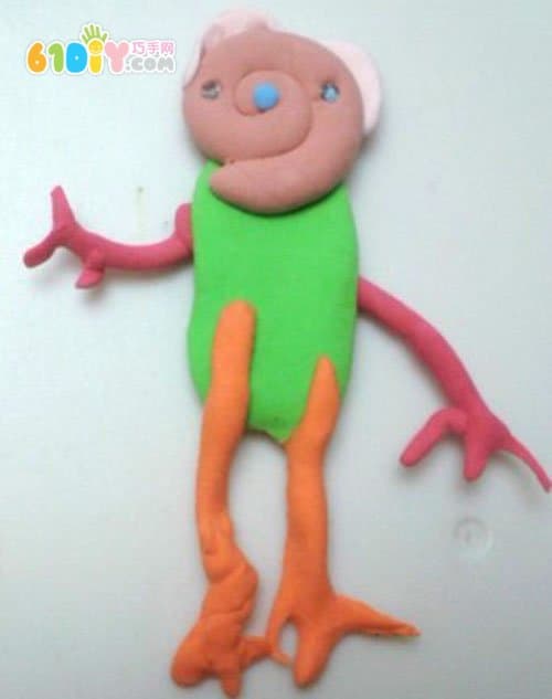 Color mud handmade - alien