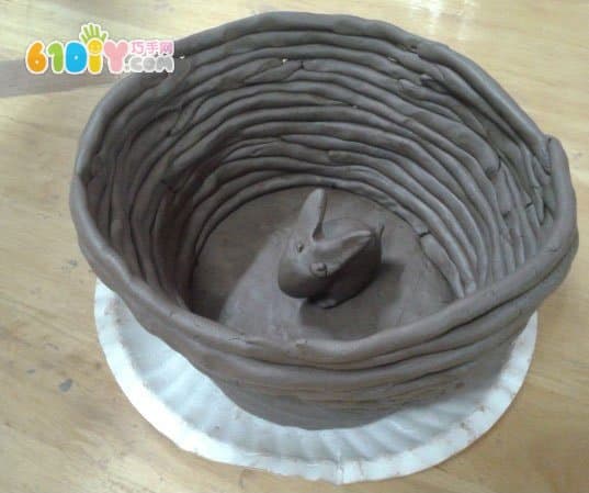 Children's clay sculpture