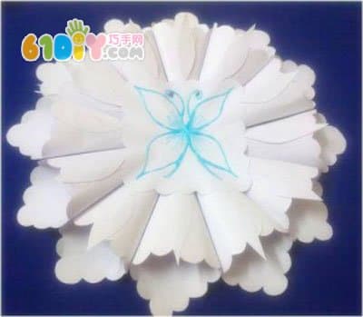 Three-dimensional snowflake handmade