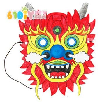 Dragon mask handmade