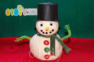 How to make a snowman with clay