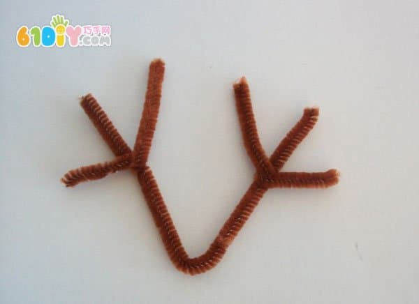 Christmas ornaments - candy cane making reindeer