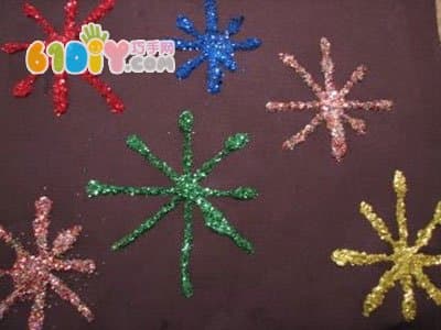 Kindergarten handmade - beautiful fireworks