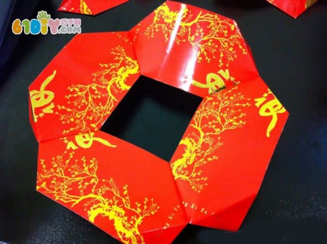 Red envelope handmade copper lantern
