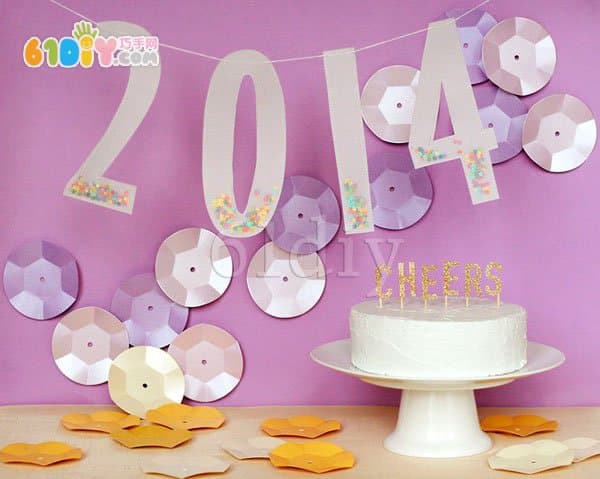 New year decoration handmade