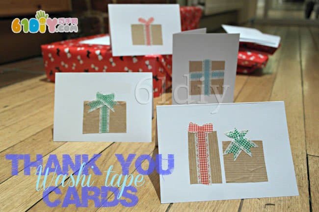 Simple New Year's greeting card DIY
