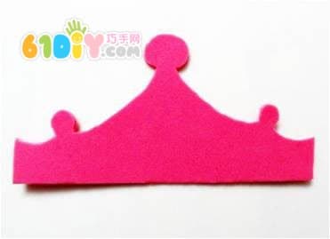 Little girl's princess hat handmade