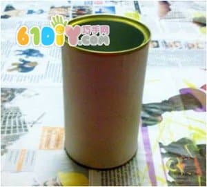 Waste cans made by hand - personalized pen holder