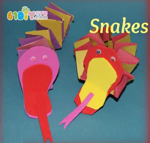 Children's handmade snake