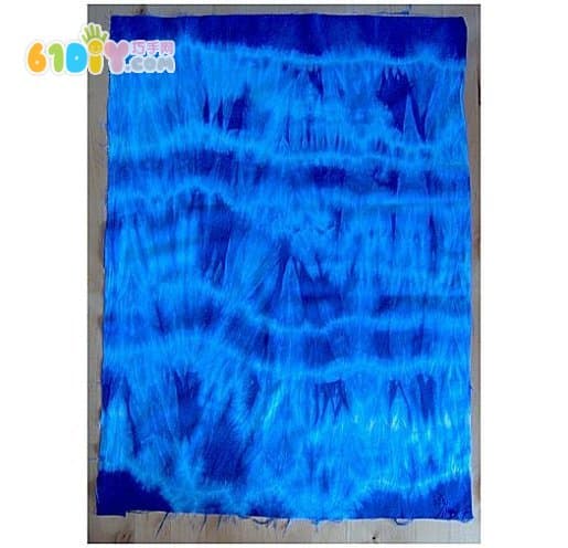 Simple tie dyeing