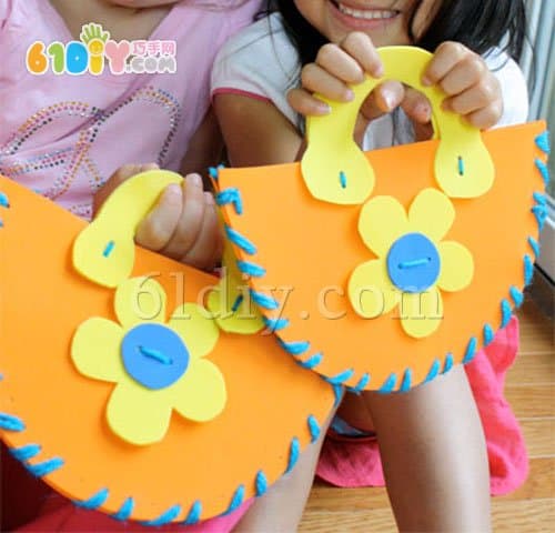 Kindergarten 38th Handmade Sponge Paper Tote