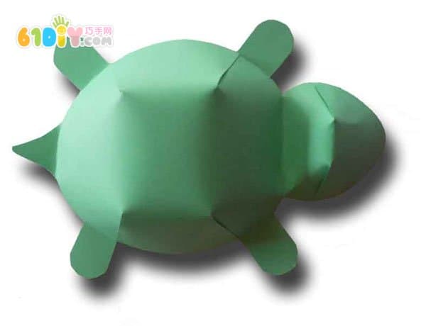 Hand puppet turtle handmade