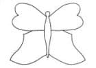 Butterfly stick figure