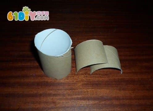 Kindergarten environmental protection manual - roll paper core production table and chair