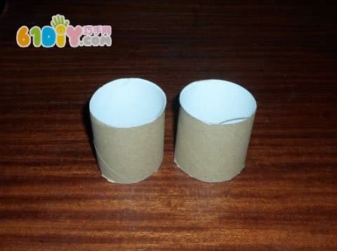Kindergarten environmental protection manual - roll paper core production table and chair