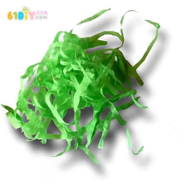 Children's handmade paper core tree