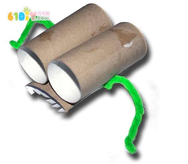 Paper tube handmade fly insect