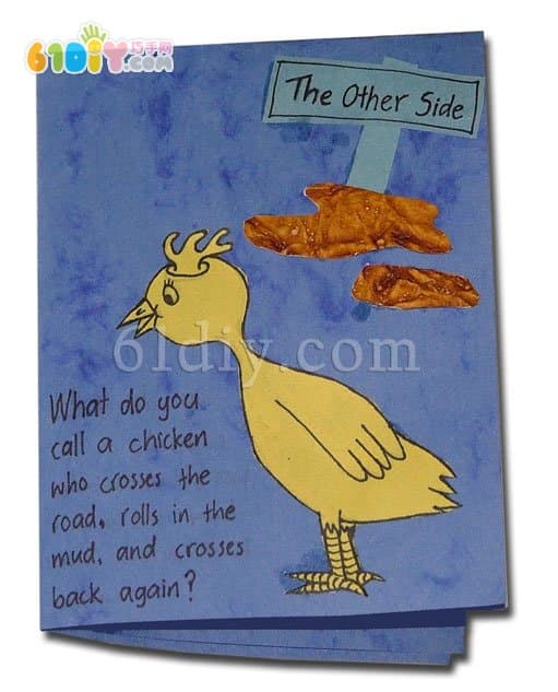 Easter Card: Talking Chicken