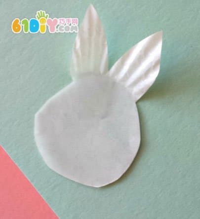How to make a bunny with cake paper
