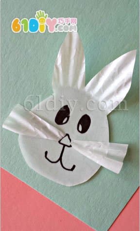 How to make a bunny with cake paper
