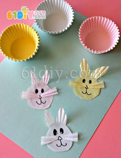 How to make a bunny with cake paper