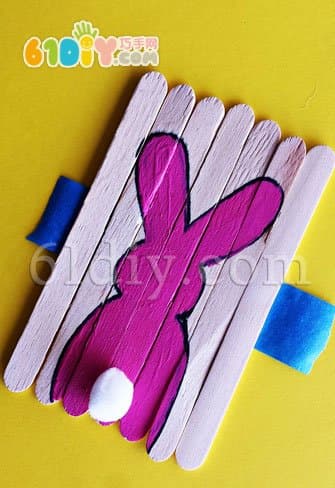 Ice cream stick Easter small handmade