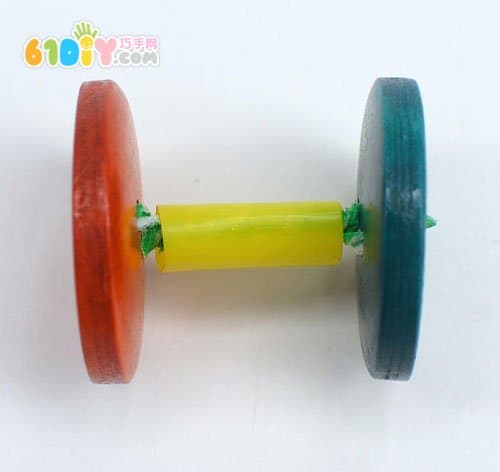 Old clothespin making toy car