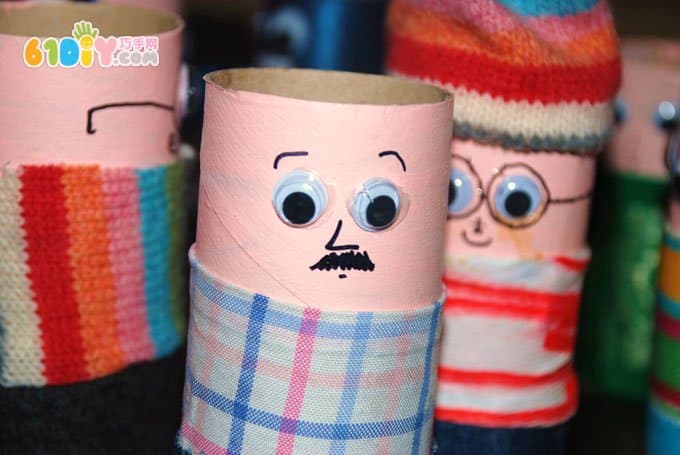 Children's paper tube manual: my family