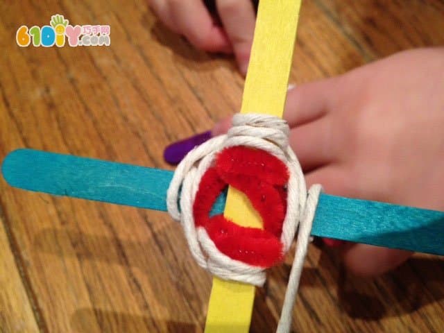 Popsicle stick DIY making darts