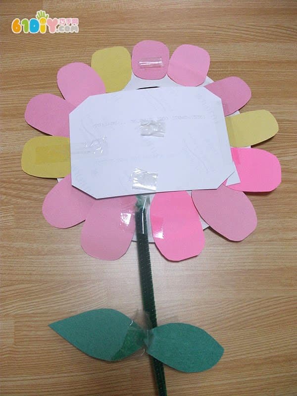 Kindergarten Mother's Day DIY Photo Paper Tray Flower