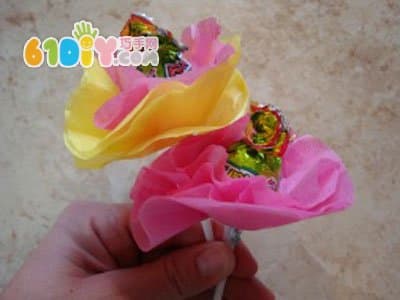 Children's Mother's Day Handmade: Lollipop Flower DIY