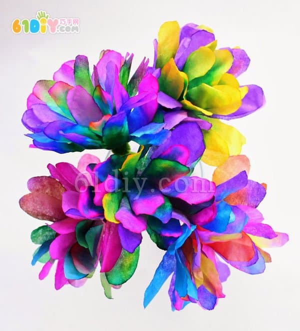 Coffee filter paper handmade flower