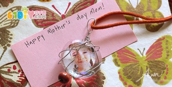 DIY making mother's day personalized necklace